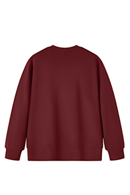 Men Fall 380gsm 100% Cotton Crew Neck Oversized Sweatshirt