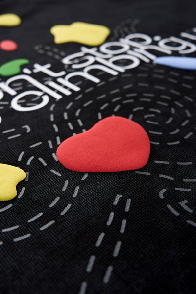 Men's Streetwear Vintage Heart Pattern T-shirt