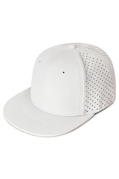 Men's Elastic Solid Flat Brim Mesh Hip Hop Hat