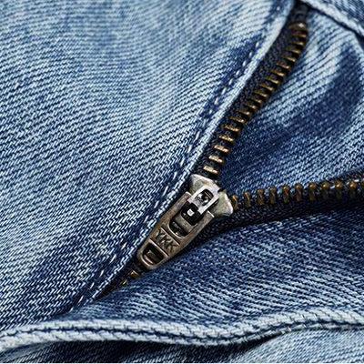 Men's Summer Washed Strap Wide-Leg Denim Shorts