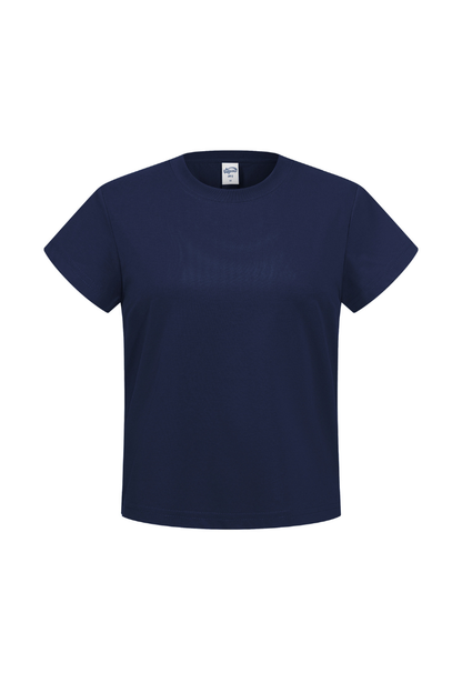 Women's Cotton Athletic Solid Minimalist T-shirt