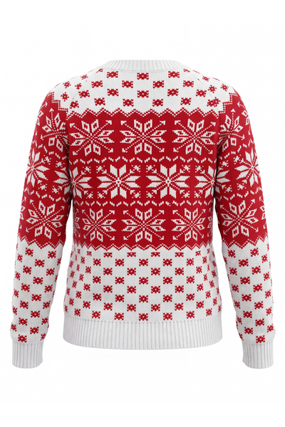 Women Fall Clothing Christmas Fair Isle Snowflake Sweater