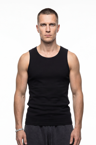 Unisex 430g Heavy Ribbed Sleeveless Tank