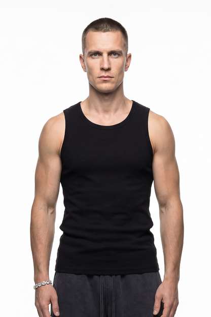 Unisex 430g Heavy Ribbed Sleeveless Tank