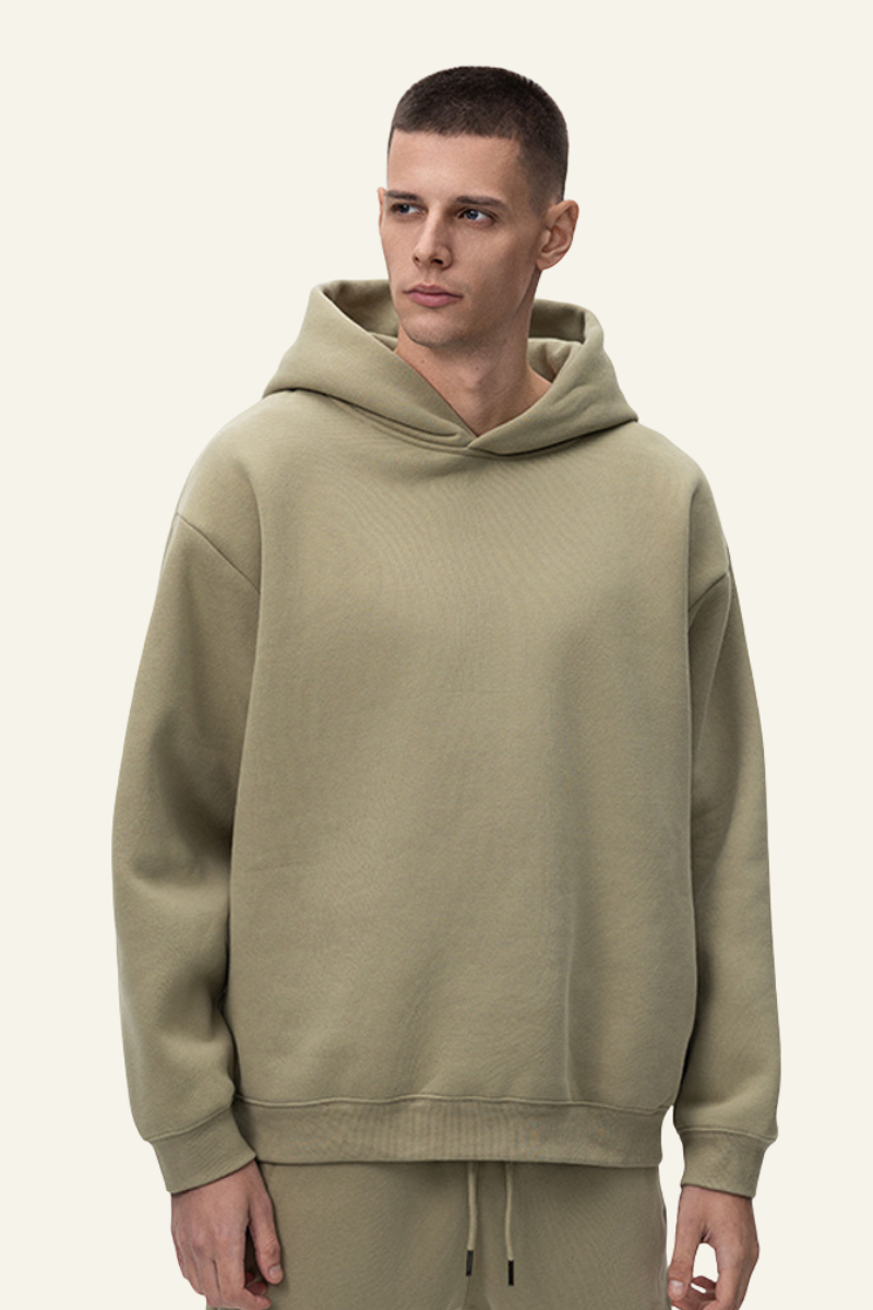 Men's Streetwear Heavyweight Fleece-lined Hoodie