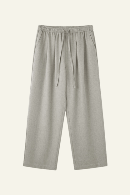 Men's Streetwear Loose-fitting Solid Straight Leg Pants