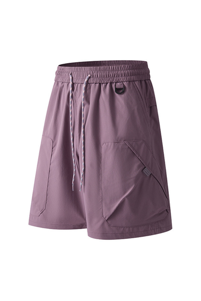 Unisex Summer Hiking Tech Cargo Multi-Pocket 5" Shorts