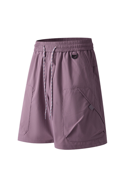 Unisex Summer Hiking Tech Cargo Multi-Pocket 5" Shorts