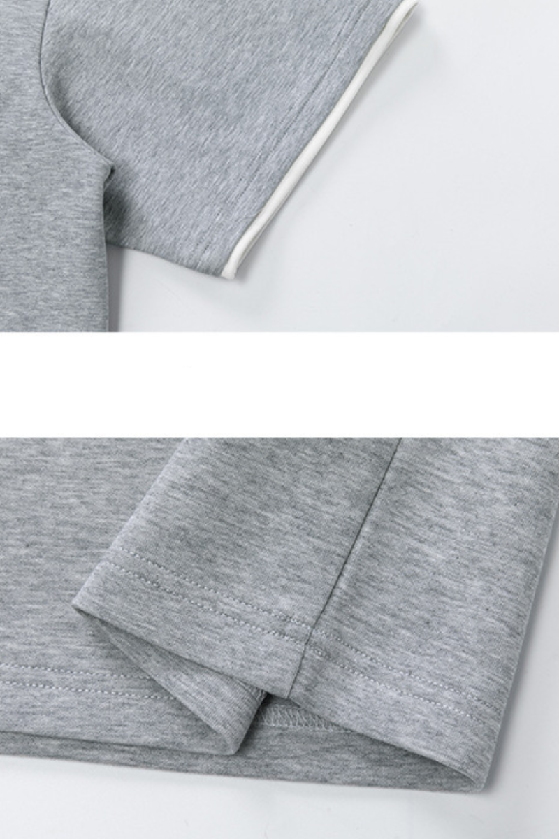 Men's Summer Colorblock MockLayer Seagull Retro Polo