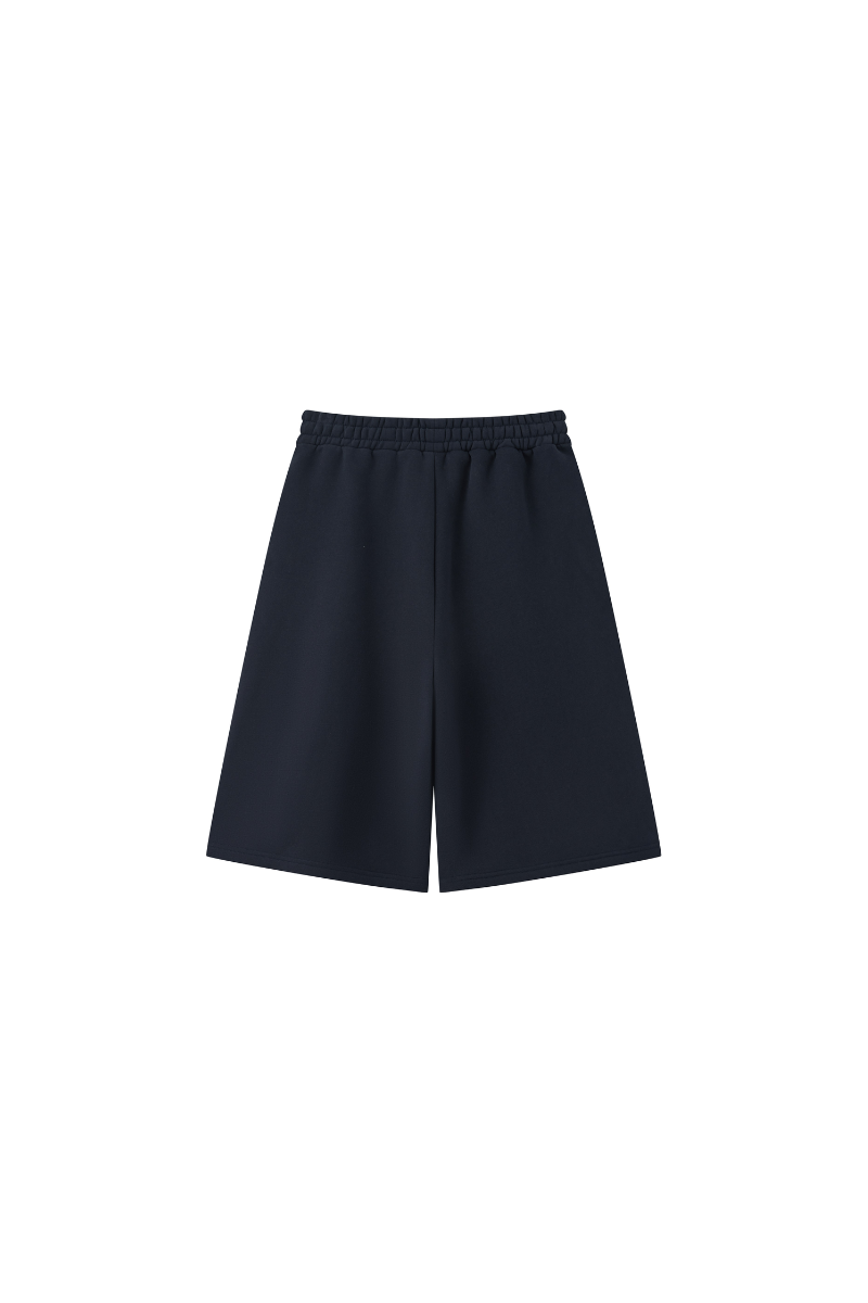 Men Fall Clothing Fleece Lined Drawstring Five Inch Shorts