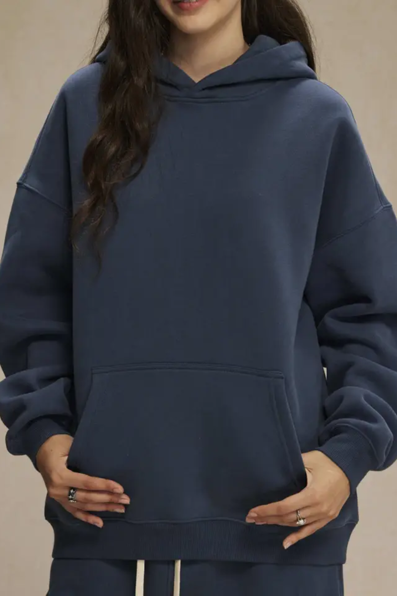 Men's 350G Heavyweight Large Pocket Hoodie Sweatshirts