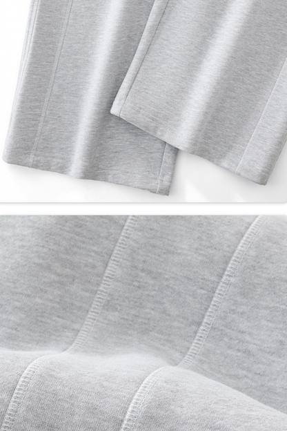 Men's Streetwear  Color-Block Elastic Wide-leg Casual Pants.