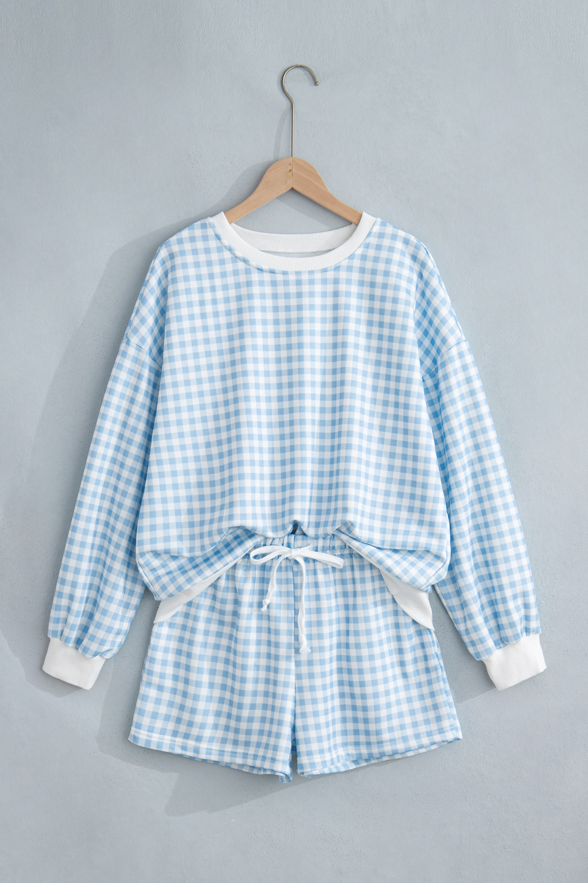 Women's Plaid Multi Pocket Fall Casual 2 Piece Set