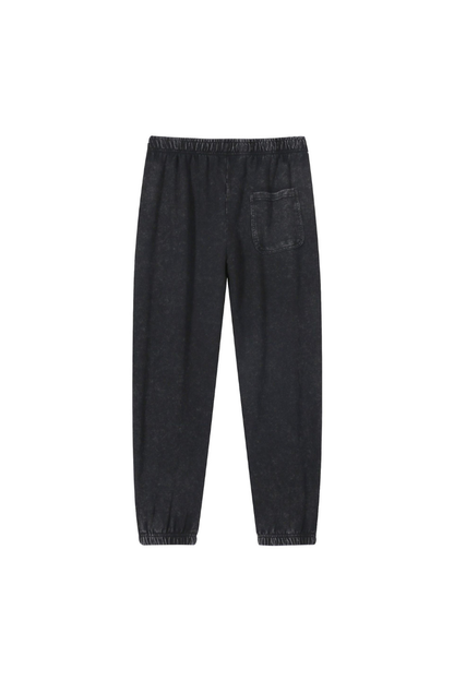 Unisex Fall 400G Washed Vintage Relaxed Sweatpants