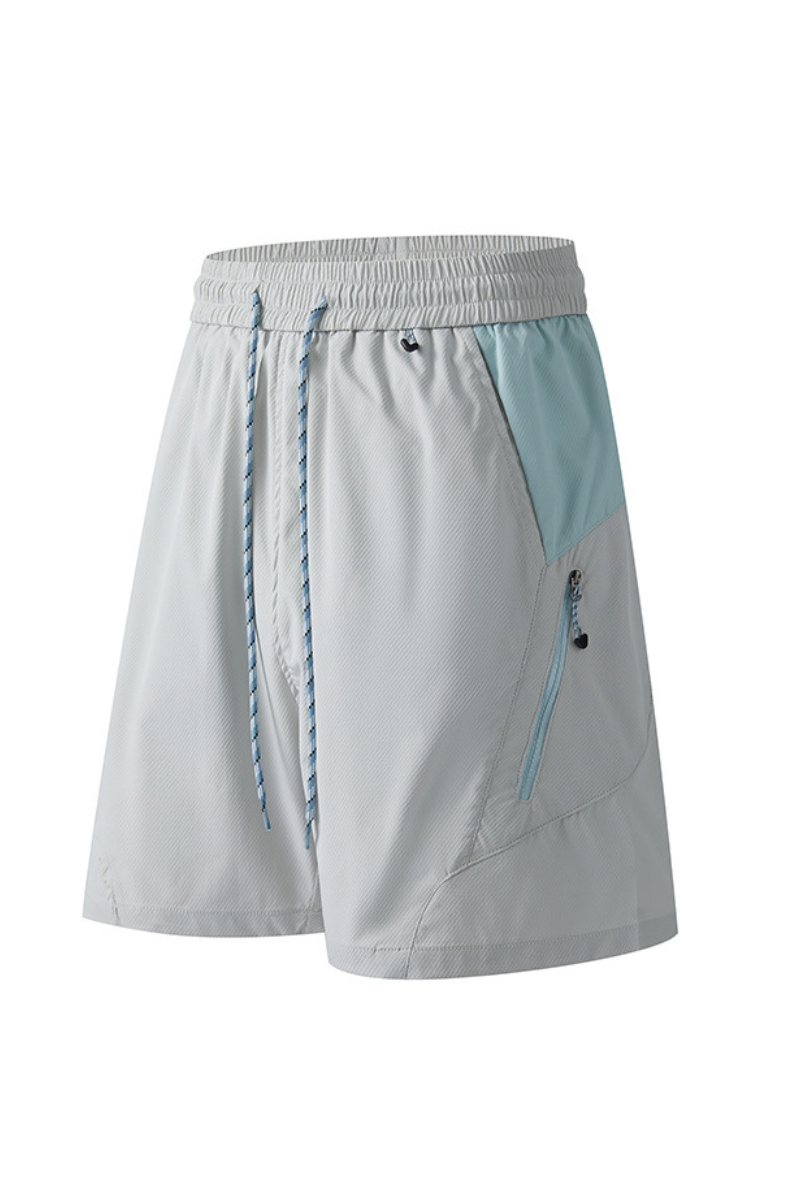 Unisex Outdoor Water-Resistant Colorblock 5" Beach Shorts