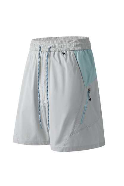 Unisex Outdoor Water-Resistant Colorblock 5" Beach Shorts