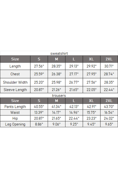 Women's Fall Winter 430g Terry Drawstring Hoodie Set