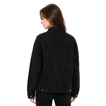 Women's Oversized Drop Shoulder Denim Jacket