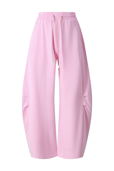 Women's Summer Vintage Washed Cotton Drawstring Cargo Pants