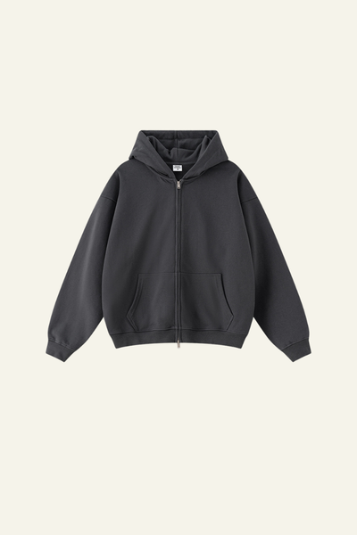 Men's Streetwear Full Zipper Hooded Jacket