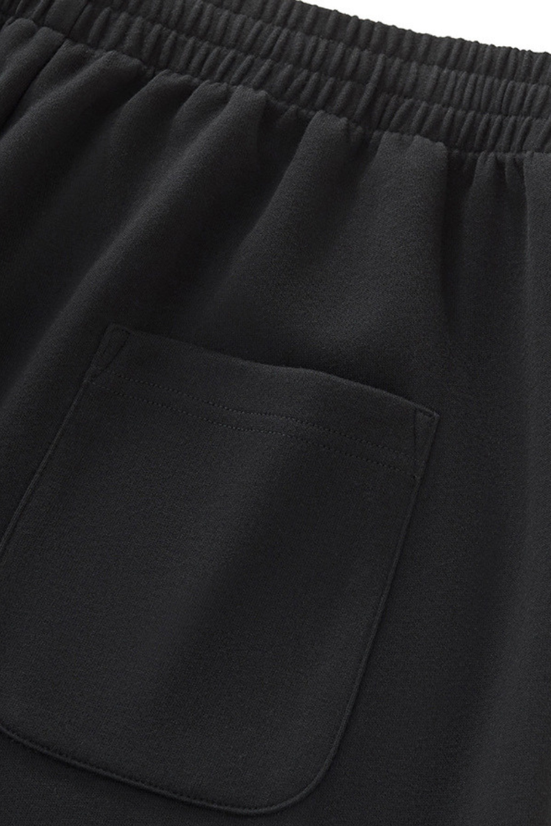 Men's Color Block Elastic Drawstring Cuff Wide Leg Pants