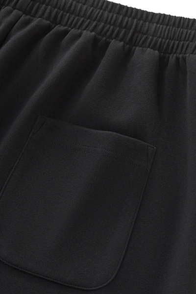 Men's Color Block Elastic Drawstring Cuff Wide Leg Pants