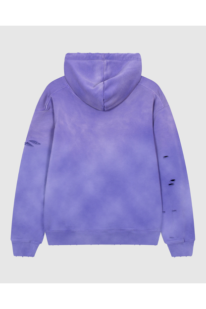 Women Fall Clothing 420G Ripped Washed Oversized Hoodie