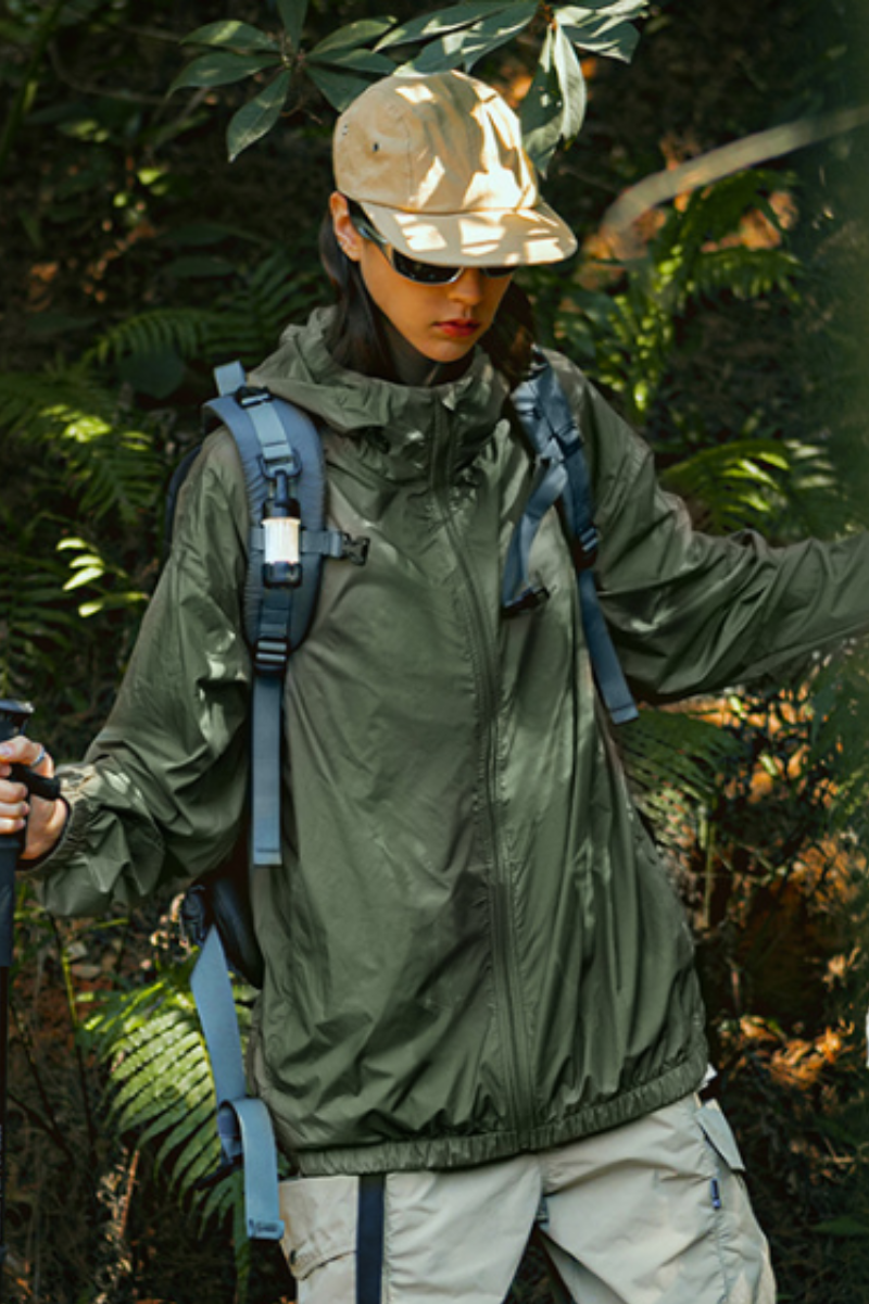 Unisex Spring Summer Teflon Lightweight Sun Jacket