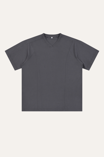 Men's Summer 240g Mesh V-Neck Breathable Tee