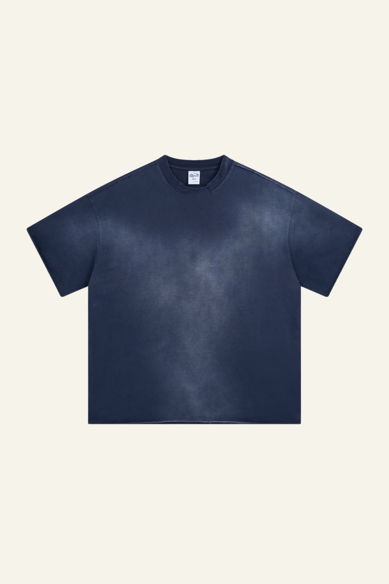 Women's Cotton Streetwear Washed Vintage  T-shirt