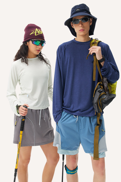 Women‘s COOLMAX LYCRA Wicking Quick Dry Paneled LS Tee