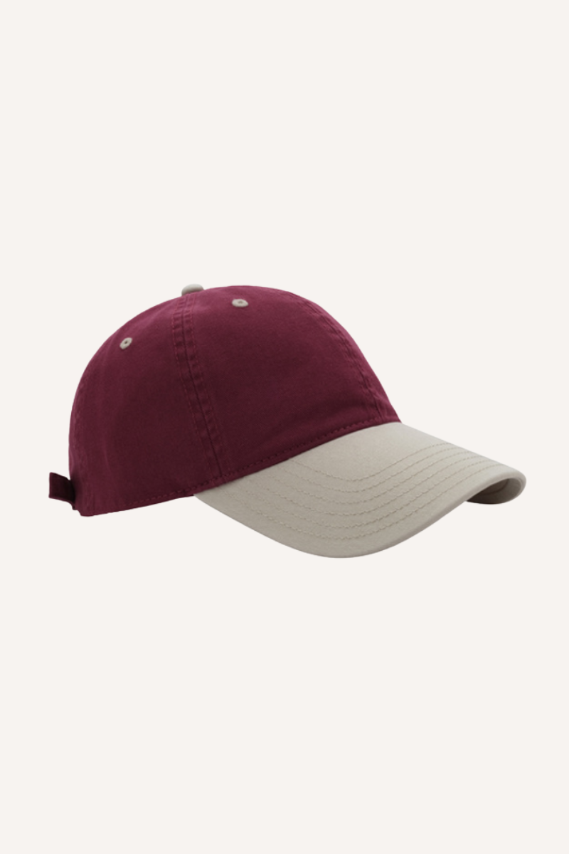 Unisex Colorblock Washed Soft Dad Cap - Street