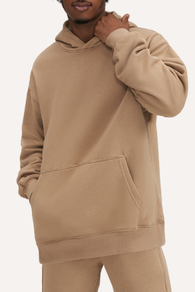 Men's Fall Winter 380g Fleece Hoodie Oversized USA Retro