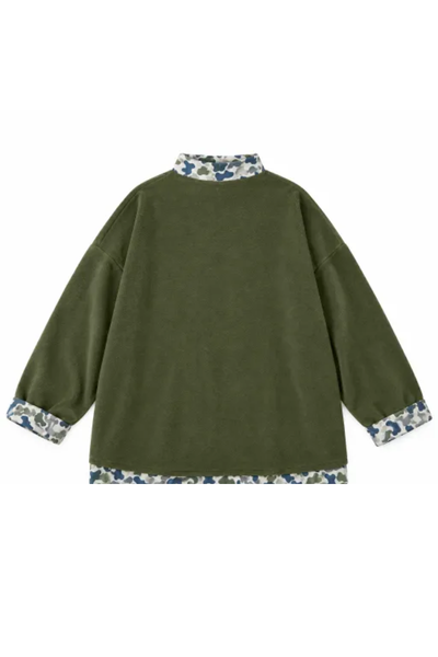 Women Fall Clothing Mallard Contrast Trim Sweatshirt