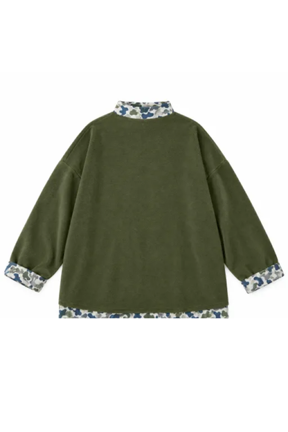 Women Fall Clothing Mallard Contrast Trim Sweatshirt