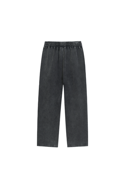 Women's Fall Snow-Wash Straight-Leg Cotton Sweatpants