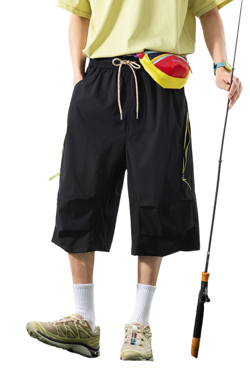 Men's Summer Hiking Quick Dry Breathable Cargo 7/8 Shorts