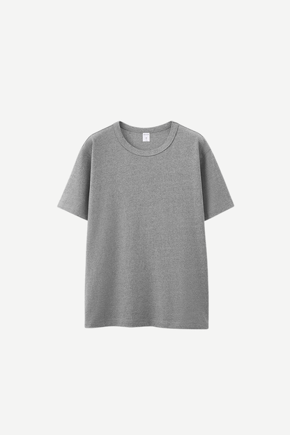 Men's 250g Cotton Double Layer Set-in Basic Tee