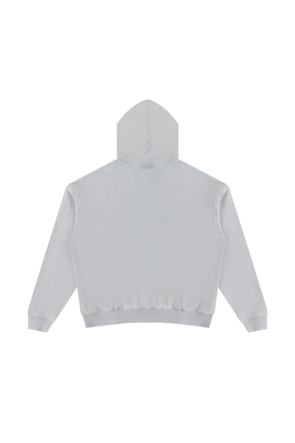 Women Fall Clothing Snow Washed Cropped Heavyweight Hoodie