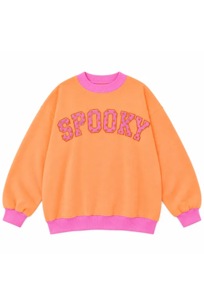 Women Fall Clothing Oversized Color Block Sweatshirt