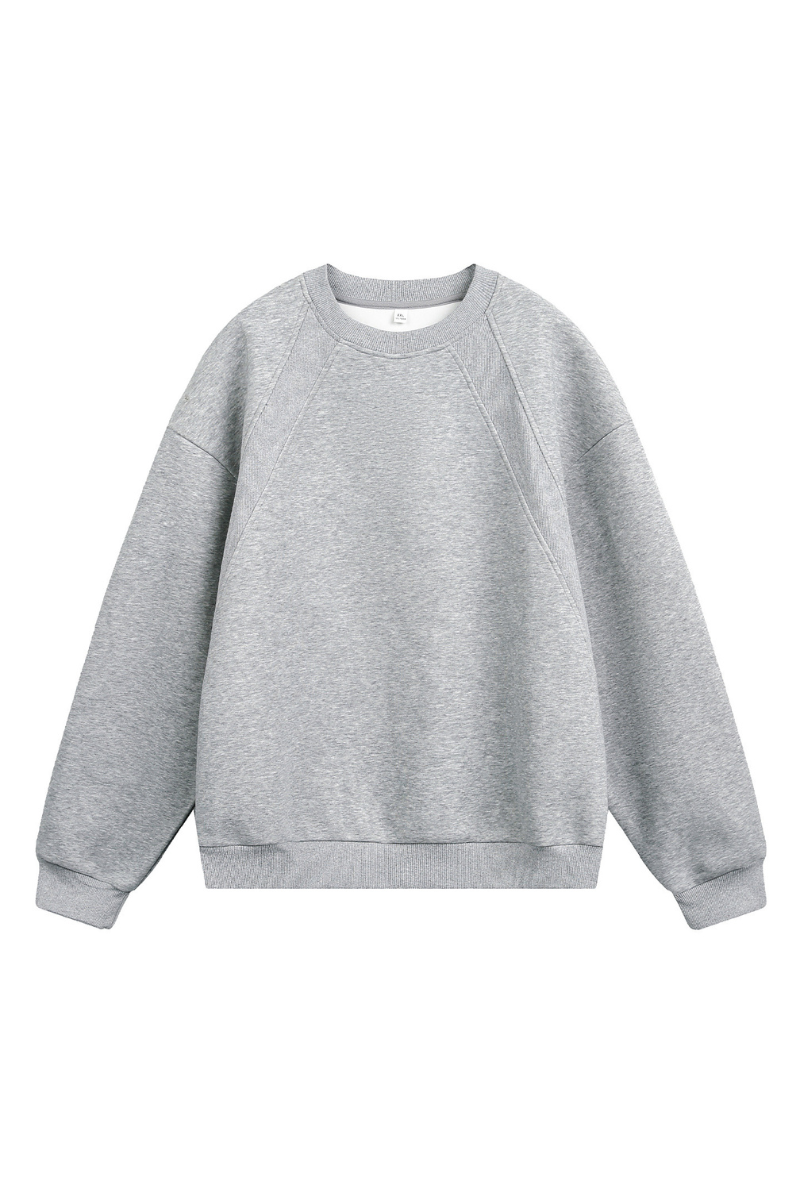 Men's Heavy Jersey Boxy Patchwork Retro Sweatshirt