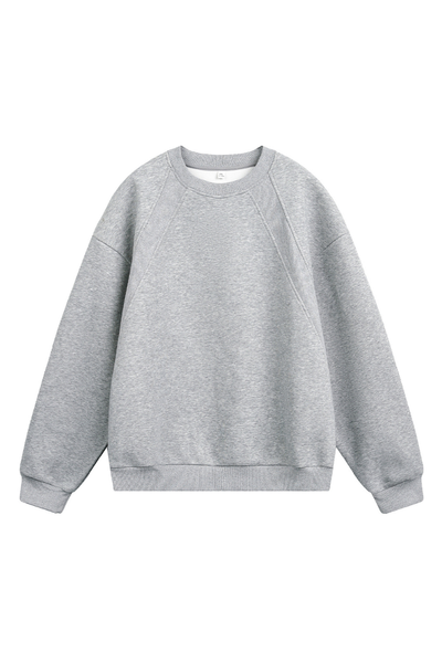 Men's Heavy Jersey Boxy Patchwork Retro Sweatshirt