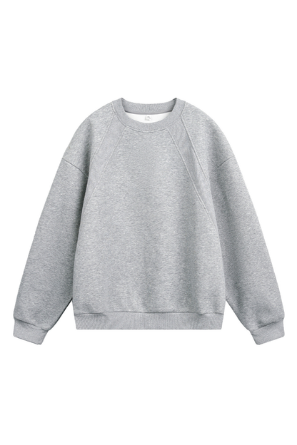 Men's Heavy Jersey Boxy Patchwork Retro Sweatshirt