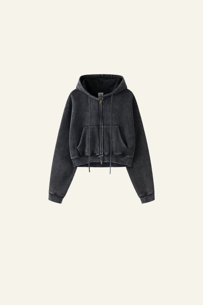 Women's Lightweight Full Zipper Hooded Jacket