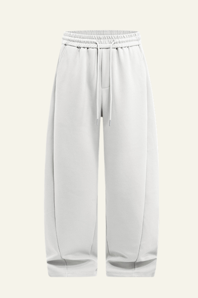 Men's Streetwear Drawstring Straight-Leg Pants