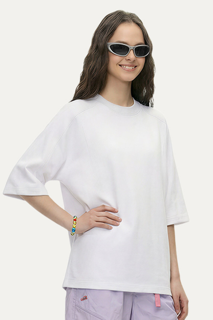 Women's 180g Polyester Cropped Oversized Cooling Tee