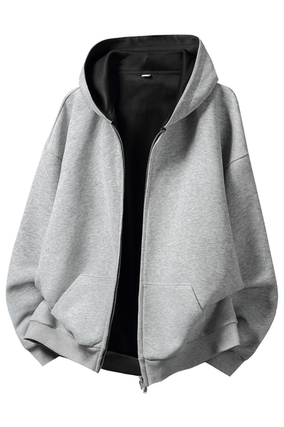 Men's Fall 380g Heavy Contrast Lining Boxy Hoodie