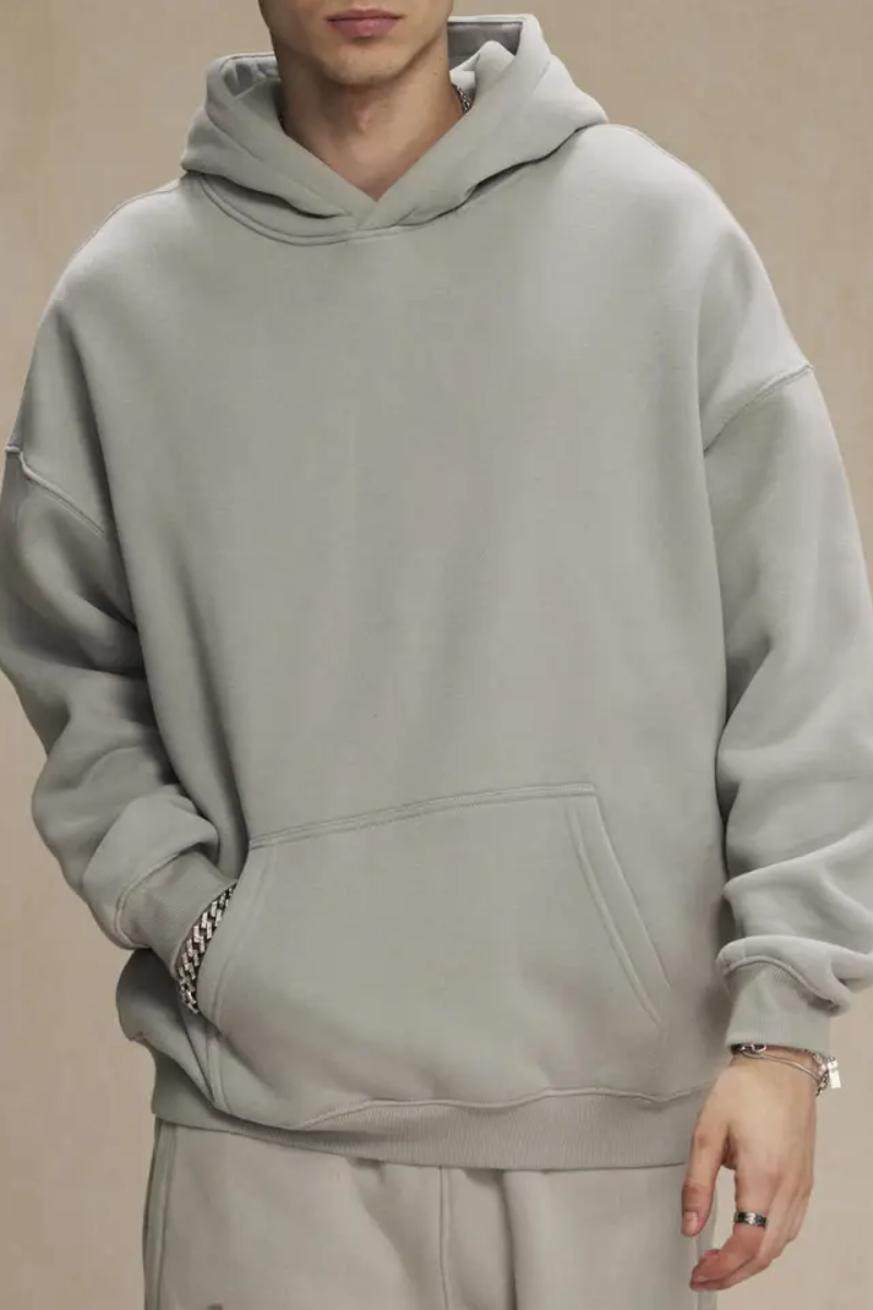 Men's 350G Heavyweight Large Pocket Hoodie Sweatshirts