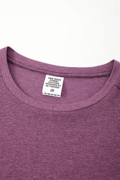 Unisex Summer Street Quick Dry Breathable Light Solid Tee
