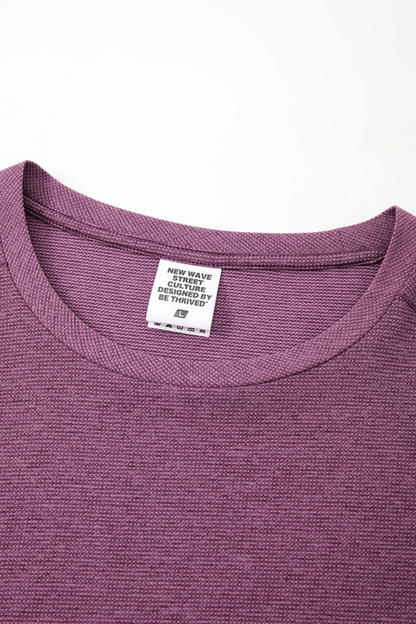 Women's Summer Street Quick Dry Breathable Light Solid Tee